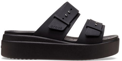 Brooklyn Buckle Low Wedge Sandal