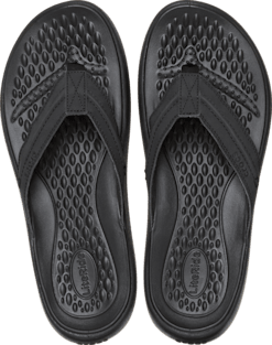 Мужские сандалии Crocs Yukon Vista Literide Flip, цвет: Чёрный — фото 3