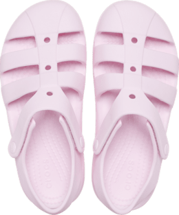 Детские сандалии Crocs Classic Fisherman, цвет: Розовый молочный — фото 3
