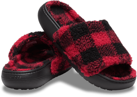 Сандалии Crocs Classic Buffalo Check, цвет: Чёрный — фото 2