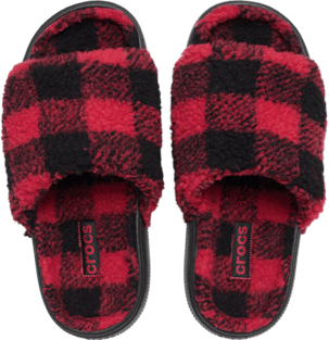 Сандалии Crocs Classic Buffalo Check, цвет: Чёрный — фото 3