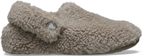 Детские тапочки Crocs Classic Cozzzy Slipper, цвет: Серо-бежевый