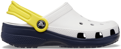 Сабо Crocs Classic Retro Sport Clog для малышей, цвет: Белый — фото 1