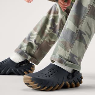 Мужские сабо Crocs Echo Gum RO Clog, цвет: Чёрный — фото 2