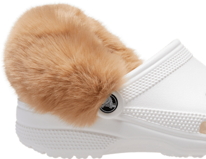 Faux Fur Back Strap Scrunchie Btc