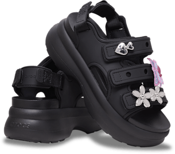 Женские сандалии Crocs Soho Sport, цвет: Чёрный — фото 2