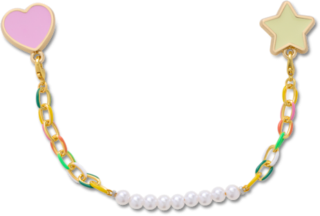 Сумки Jibbitz Pearl and Rainbow Chain