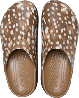Женские сабо Crocs Dylan Platform Animal Clog, цвет: Carob — фото 3