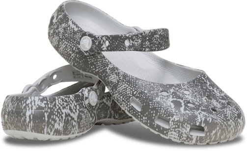 Женские балетки Crocs Classic Animal, цвет: Змеиный — фото 2