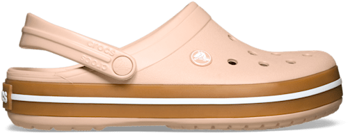 Мужские сабо Crocs Crocband Gum Clog, цвет: Пудровый — фото 1