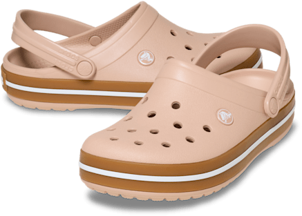 Мужские сабо Crocs Crocband Gum Clog, цвет: Пудровый — фото 2