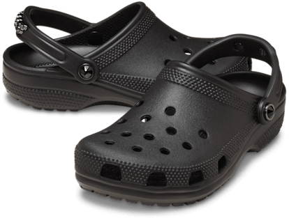 Сабо Crocs Classic Clog with Swarovski® Crystals, цвет: Чёрный — фото 2