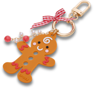 Брелоки Jibbitz Gingerbread Man Bag Charm
