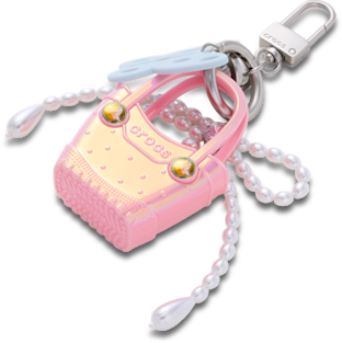Брелоки Jibbitz Pink Mini Micro Tote Bag Charm — фото 2