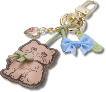 Брелоки Jibbitz Romantic Persian Kitten Bag Charm — фото 2