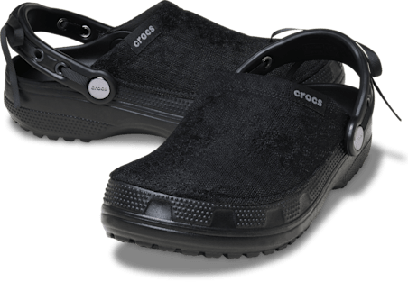 Сабо Crocs Crafted Lace Clog, цвет: Чёрный — фото 2