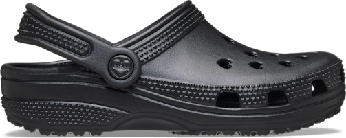 Детские сабо Crocs Classic Hearts Cut Out, цвет: Чёрный — фото 1