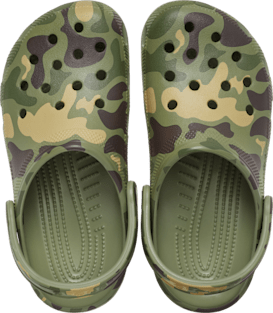 Сабо Crocs Classic Duck Camo Clog, цвет: Чёрный — фото 3
