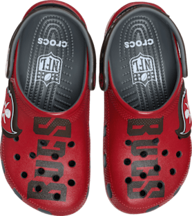 Детские сабо Crocs NFL Tampa Bay Buccaneers Graphic Classic, цвет: Разноцветный