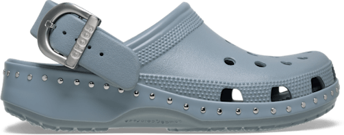 Сабо Crocs Classic Studded Buckle Clog, цвет: Серый — фото 1