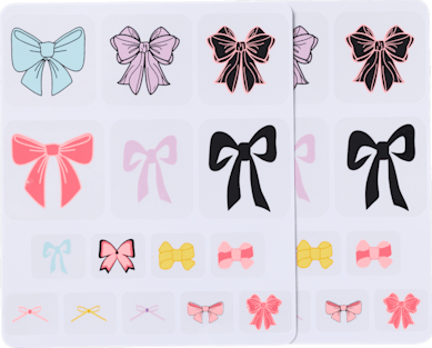Jibbitz Mixed Bows Shoe Tattoos