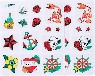 Jibbitz Traditional Art Shoe Tattoos