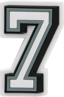 Number 7 Jibbitz Shoe Charm Crocs