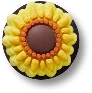 Sunflower croc charm sale