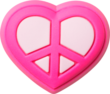 驚きの値段 jibbitz-peace-sign-heart タイムセール