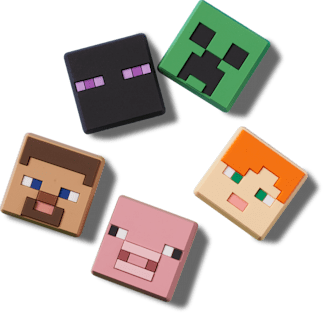 クロックス公式】マインクラフト 5 パック | ジビッツ チャーム | アクセサリー カスタマイズ