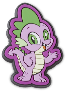 My Little Pony Spike Jibbitz charms Crocs