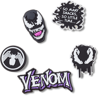 Spider man Venom 5 Pack Jibbitz charms Crocs