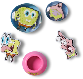 Spongebob Bubble 5 Pack Jibbitz charms Crocs