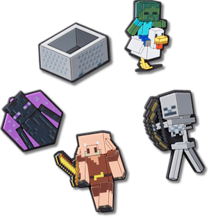 クロックス公式】マインクラフト 5 パック | ジビッツ チャーム