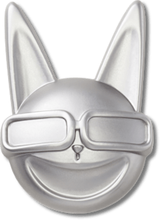 Punk Silver Bunny Jibbitz™ charms - Crocs