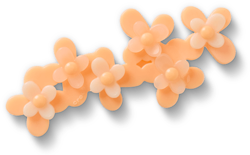 クロックス公式】ブルーミング オレンジ フローラル | ジビッツ