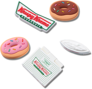 クリスピー・クリーム クロックス 5パック シューズ用ジビッツ