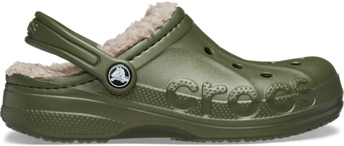 Crocs Kids Baya Lined Clog Army Green C12