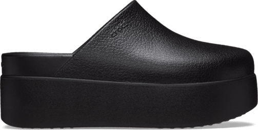 Black platform crocs outlet
