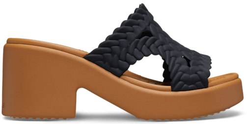 女性が喜ぶ♪ crocs-brooklyn-woven-heel- 靴