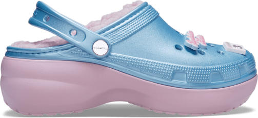 Kids platform crocs hotsell