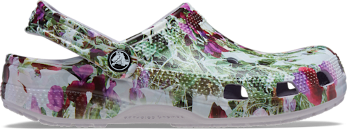 Floral crocs hot sale