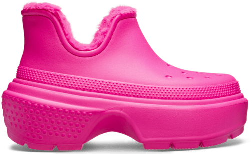 Neon pink crocs top