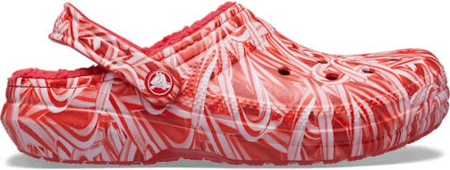 Classic Lined Candy Cane Clog
