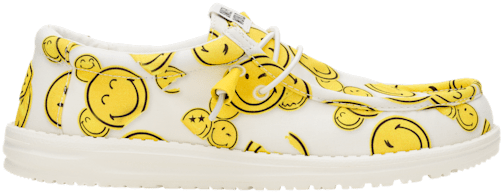 White Loafers Men Men's Hey Dude Wally Smiley Mens Hey Dude Slippers