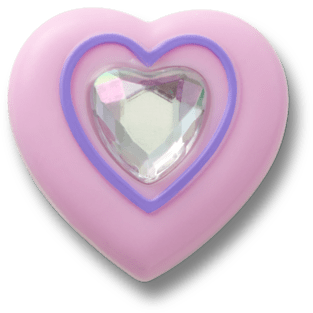 Pink Heart With Gem in Huntsville, AL