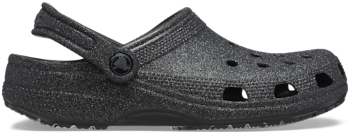 Crocs store classic glitter lined clog