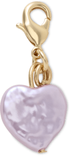 Pearl Shaped Pink Heart