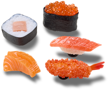 Realistic Sushi Dinner 5 Pack