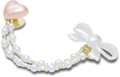 Heart and Bow Chain
